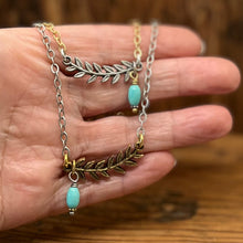 Load image into Gallery viewer, Vine and Turquoise Choker
