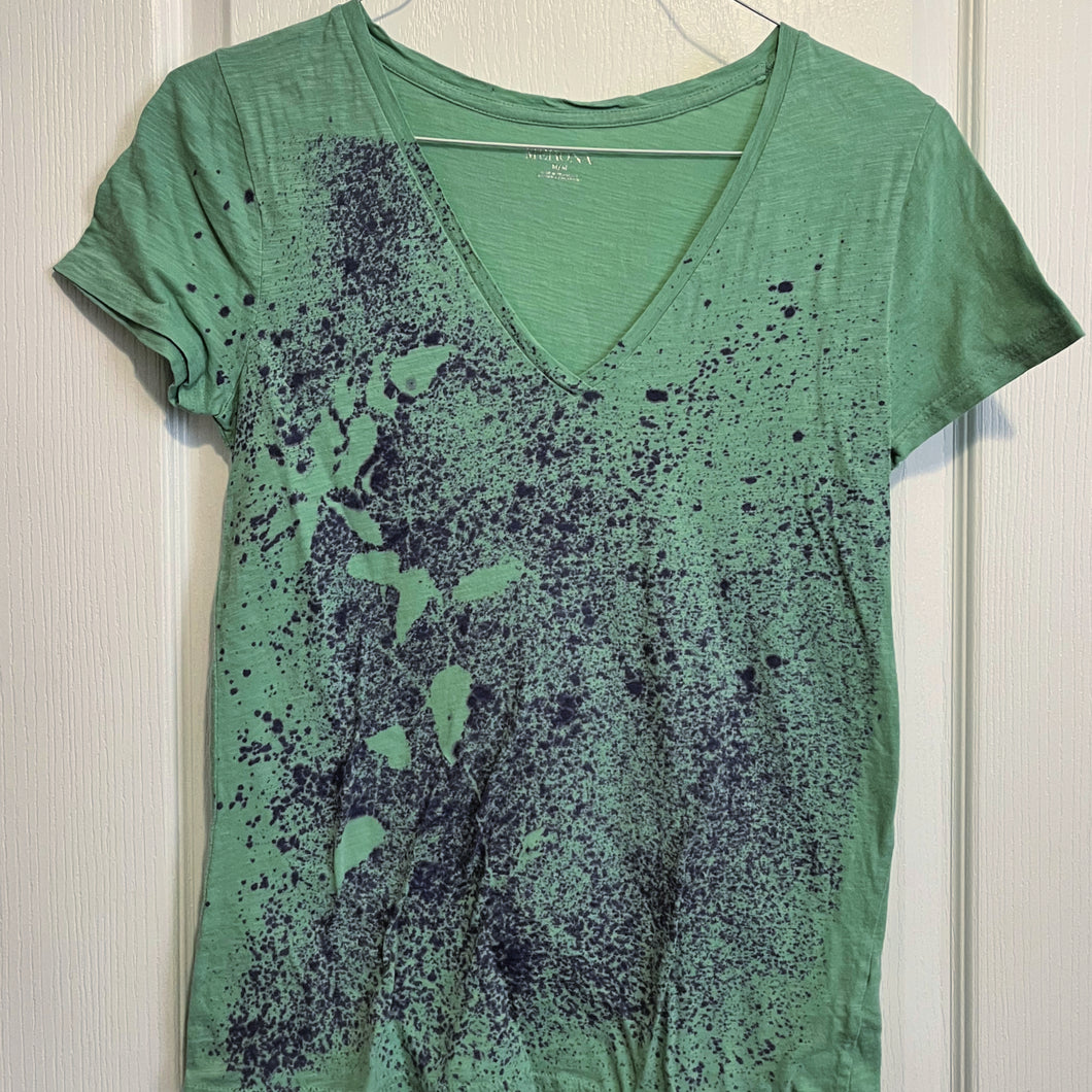 Green and Purple Clematis Tee