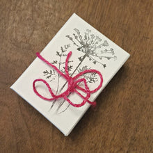 Load image into Gallery viewer, Hand-stamped gift box by Zoa Mae Designs.
