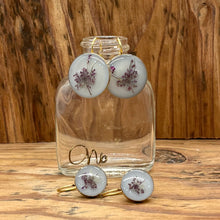 Load image into Gallery viewer, Chocolate Lace Wired Circle Earrings
