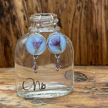 Load image into Gallery viewer, Wildflower Earrings with Crystal Dangles
