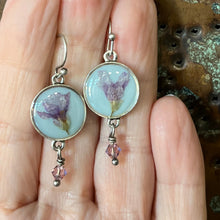 Load image into Gallery viewer, Wildflower Earrings with Crystal Dangles
