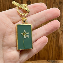 Load image into Gallery viewer, Yellow Violet Toggle Pendant Necklace
