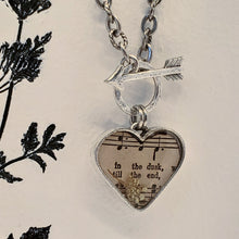Load image into Gallery viewer, Love Song Heart &amp; Arrow Necklace
