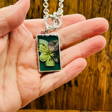 Load image into Gallery viewer, Toggle Necklace with Hydrangea
