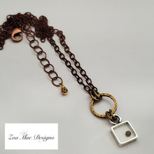 Load image into Gallery viewer, Mixed Metal Mustard Seed Necklace Style B.
