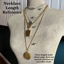 Load image into Gallery viewer, Mini Rectangle Queen Anne&#39;s Lace Necklace
