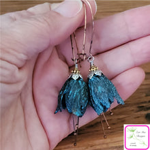 Load image into Gallery viewer, Patinaed Fairy Garden Earrings
