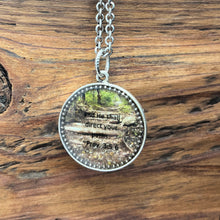 Load image into Gallery viewer, Grande Circle Scripture Necklace
