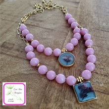 Load image into Gallery viewer, Pink Cherry Blossom Necklace
